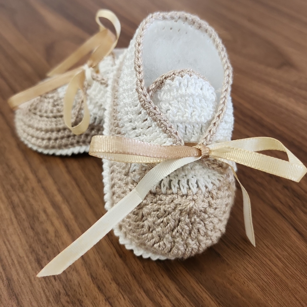 Botines para bebés a crochet!